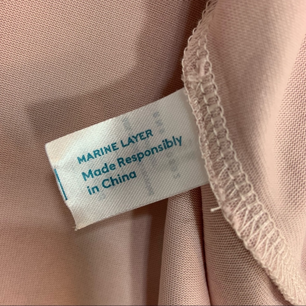 Marine Layer Re-Spun Crewneck Long Sleeve Modal Blend Top - Picture 5 of 5